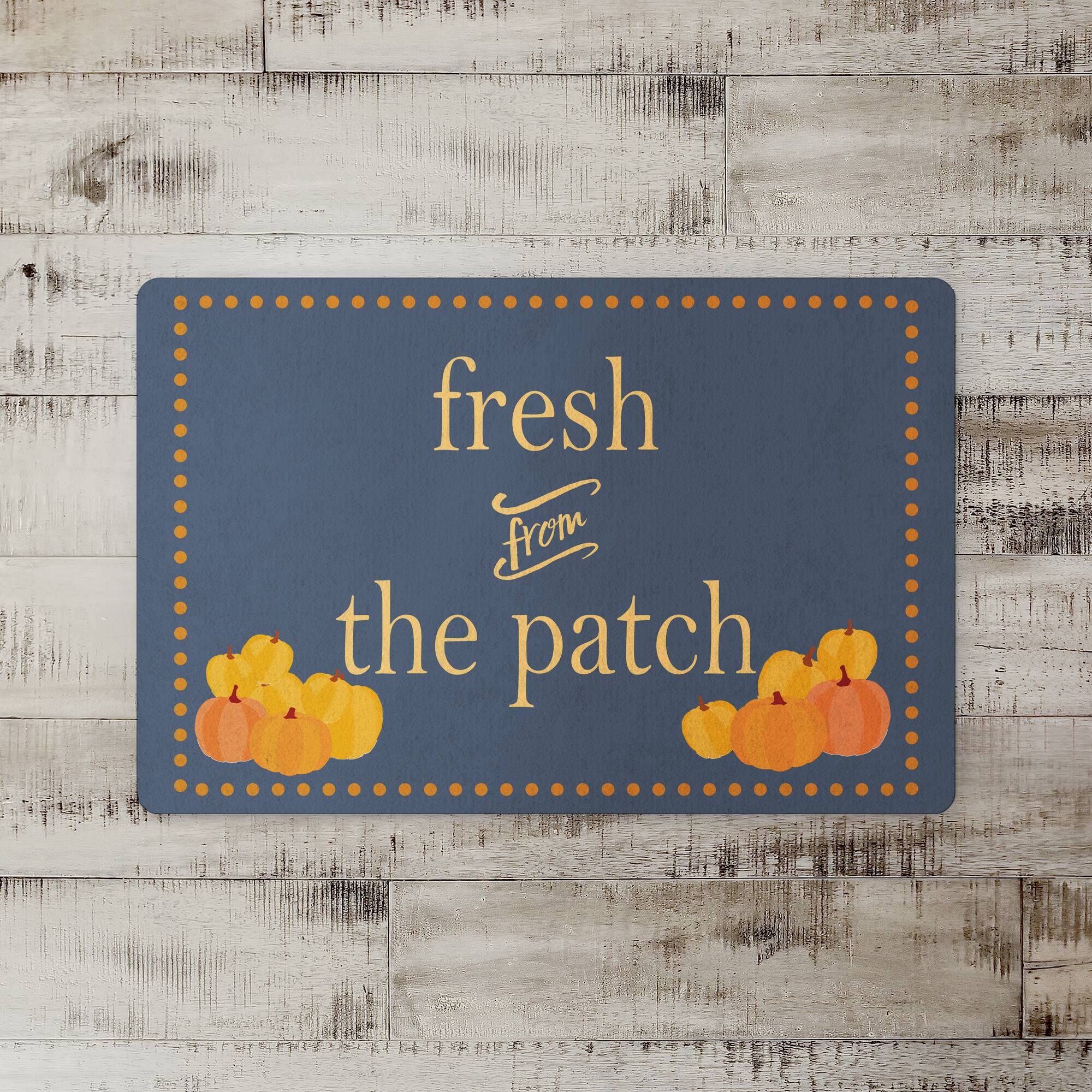 Fresh Patch Pumpkins Floor Mat